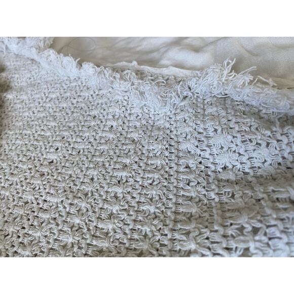 Free People Fringe Sweater White XS TP - Picture 6 of 10